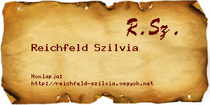 Reichfeld Szilvia névjegykártya